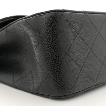 Chanel Caviar Quilted Jumbo Double Flap Black 9 of 12