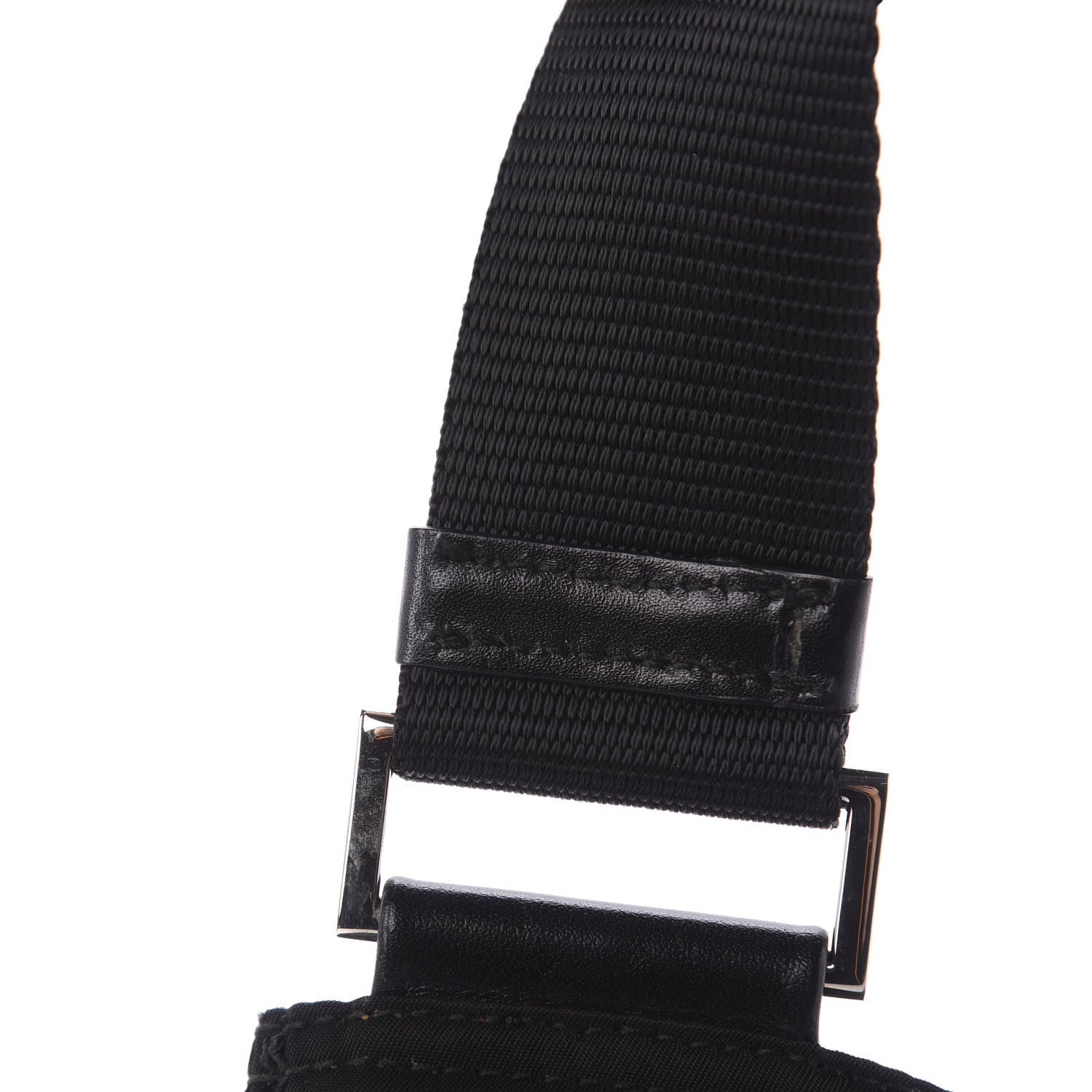 Prada Nylon Flat Messenger Bag Black 10 of 10