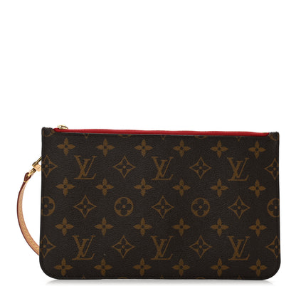Louis Vuitton Monogram Neverfull MM GM Pochette Cherry 1 of 10