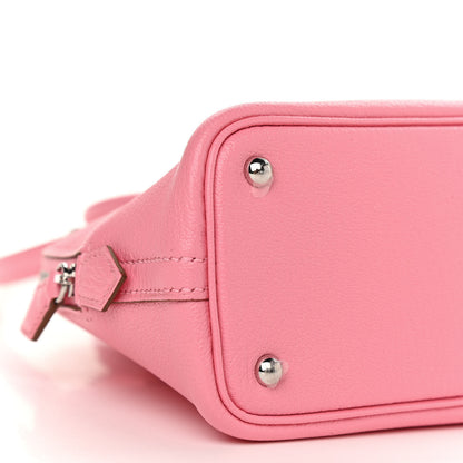 Hermes Chevre Mysore Mini 1923 Bolide Rose Confetti 8 of 10