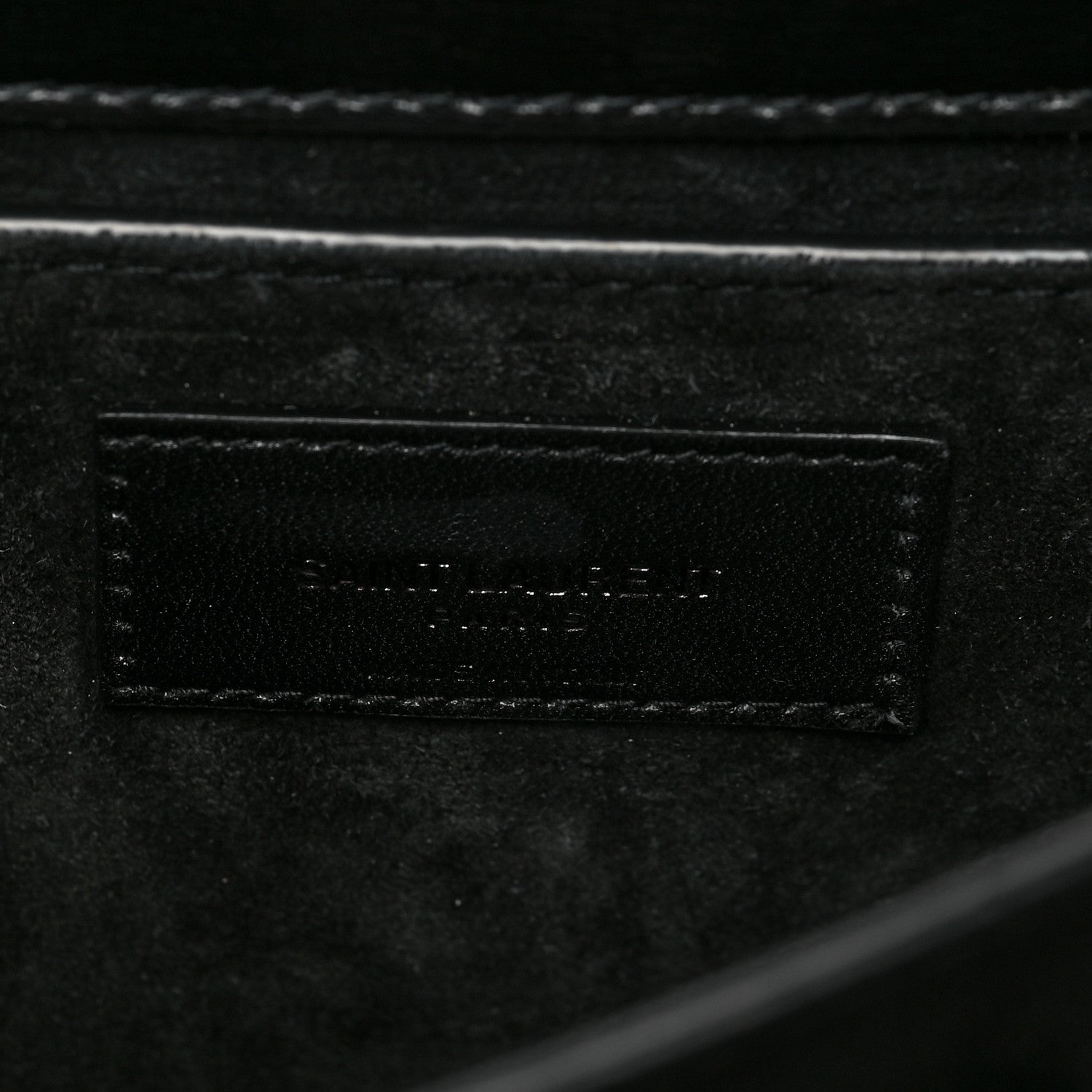 Saint Laurent Calfskin Medium Monogram Monochrome Sunset Black 6 of 7
