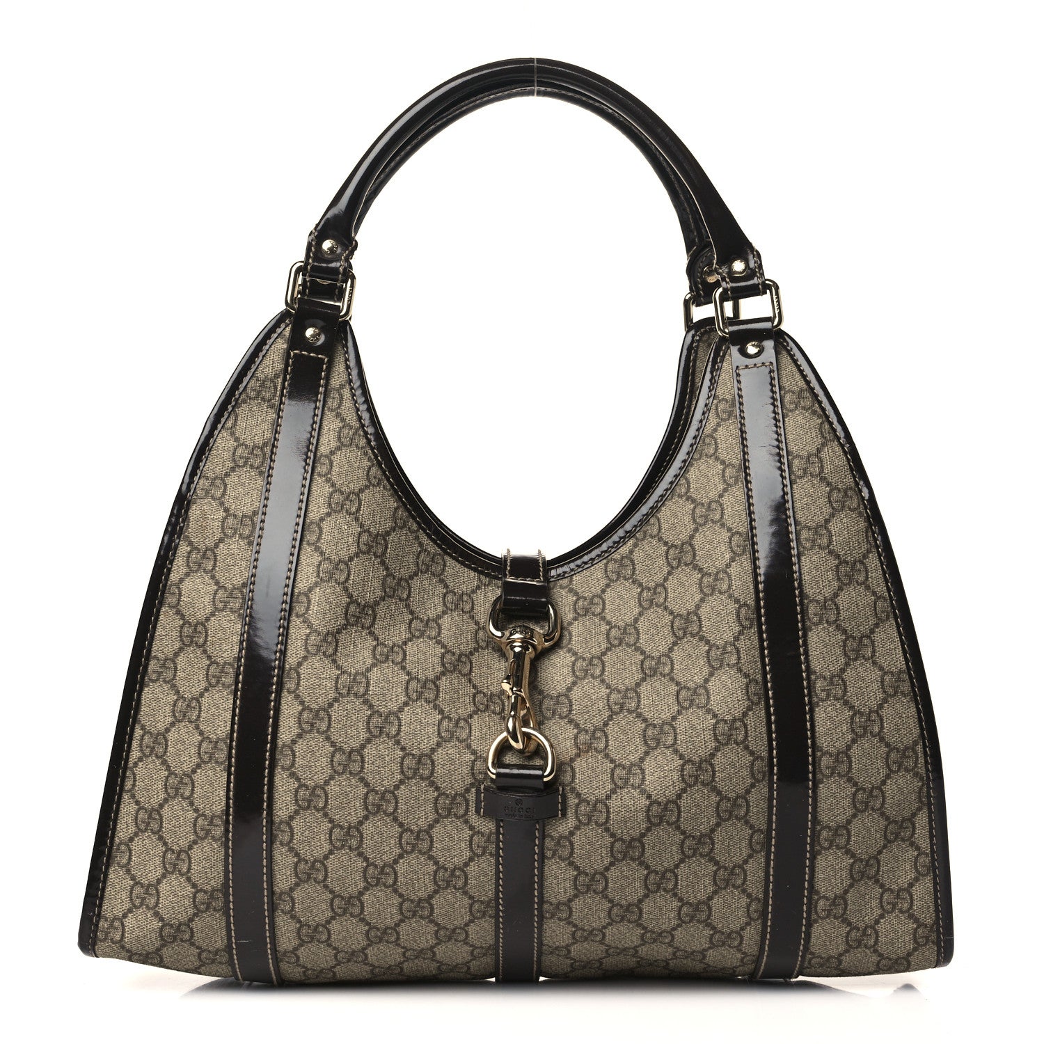 Gucci GG Plus Monogram Medium Joy Shoulder Bag Dark Brown 1 of 8