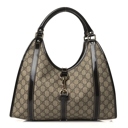 Gucci GG Plus Monogram Medium Joy Shoulder Bag Dark Brown 1 of 8