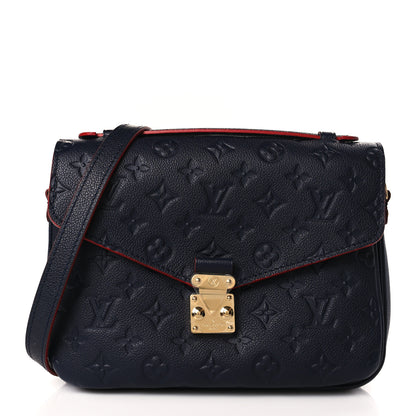 Louis Vuitton Empreinte Pochette Metis Marine Rouge 1 of 8