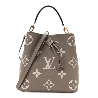 Louis Vuitton Empreinte Monogram Giant Neonoe MM Tourterelle Creme 1 of 11