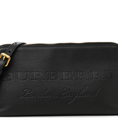 Burberry Grainy Calfskin Embossed Crossbody Bag Black 7 of 9