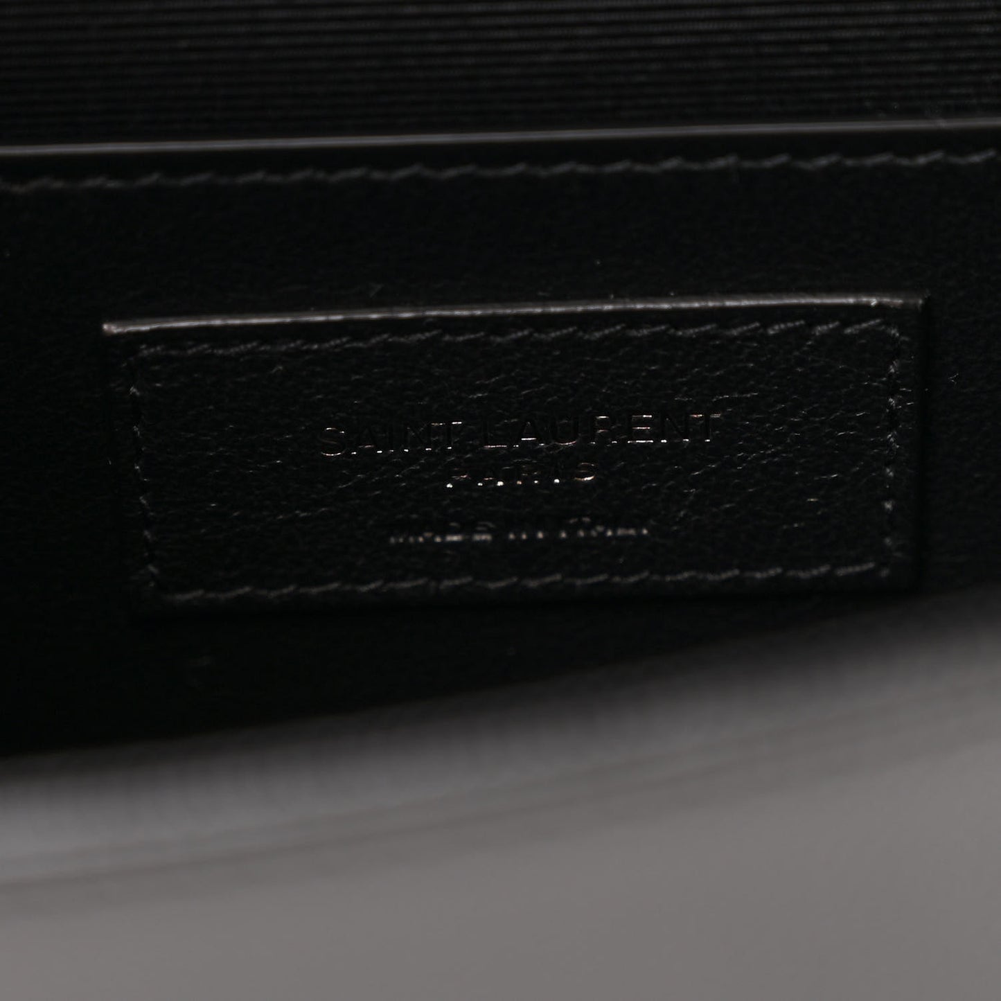 Grain De Poudre Small Monogram Monochrome Kate Satchel Black