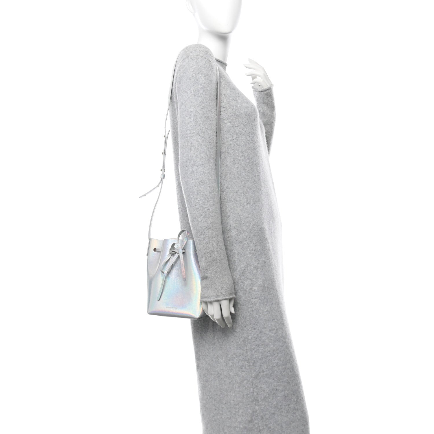 Mansur Gavriel Iridescent Calfskin Mini Mini Bucket Bag Iride 2 of 9