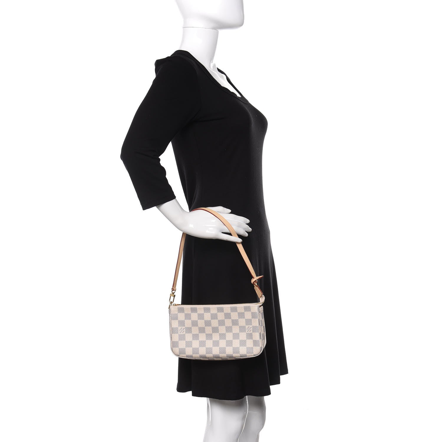 Louis Vuitton Damier Azur Pochette Accessories NM 2 of 9