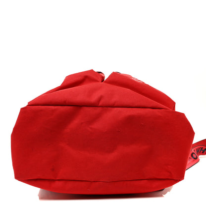 Chloe OFF-WHITE Canvas Mona Lisa Backpack Red 16 of 30