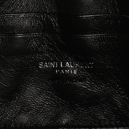 Saint Laurent Grain De Poudre Matelasse Monogram Mini Lou Camera Bag Petrol Green 6 of 12