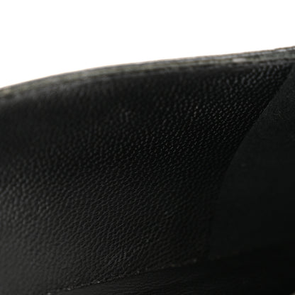Chanel Lambskin Patent Calfskin Camellia Cap Toe Loafers 38 Black 10 of 10