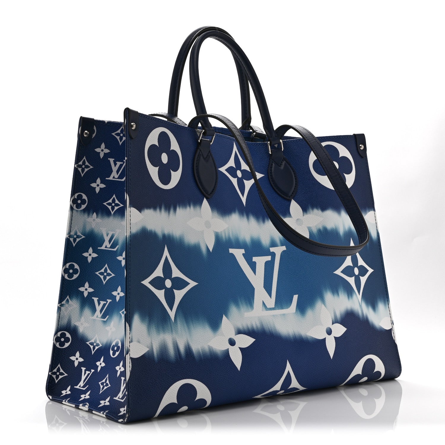 Louis Vuitton Monogram Escale Onthego GM Blue 3 of 9