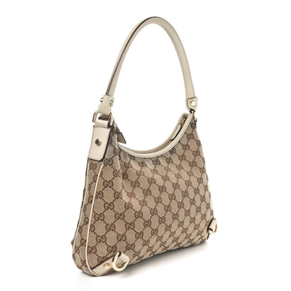 Gucci Monogram Medium Abbey D Ring Hobo Off White 2 of 11