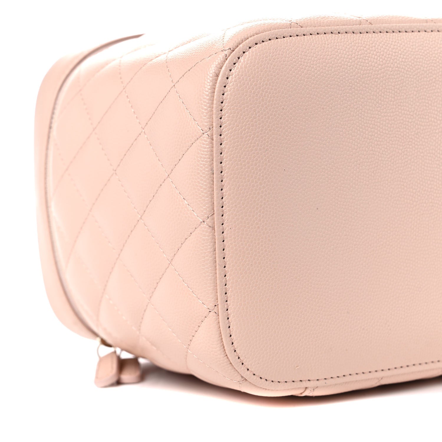 Chanel Caviar Quilted Large Vanity Pouch Light Beige 9 of 11
