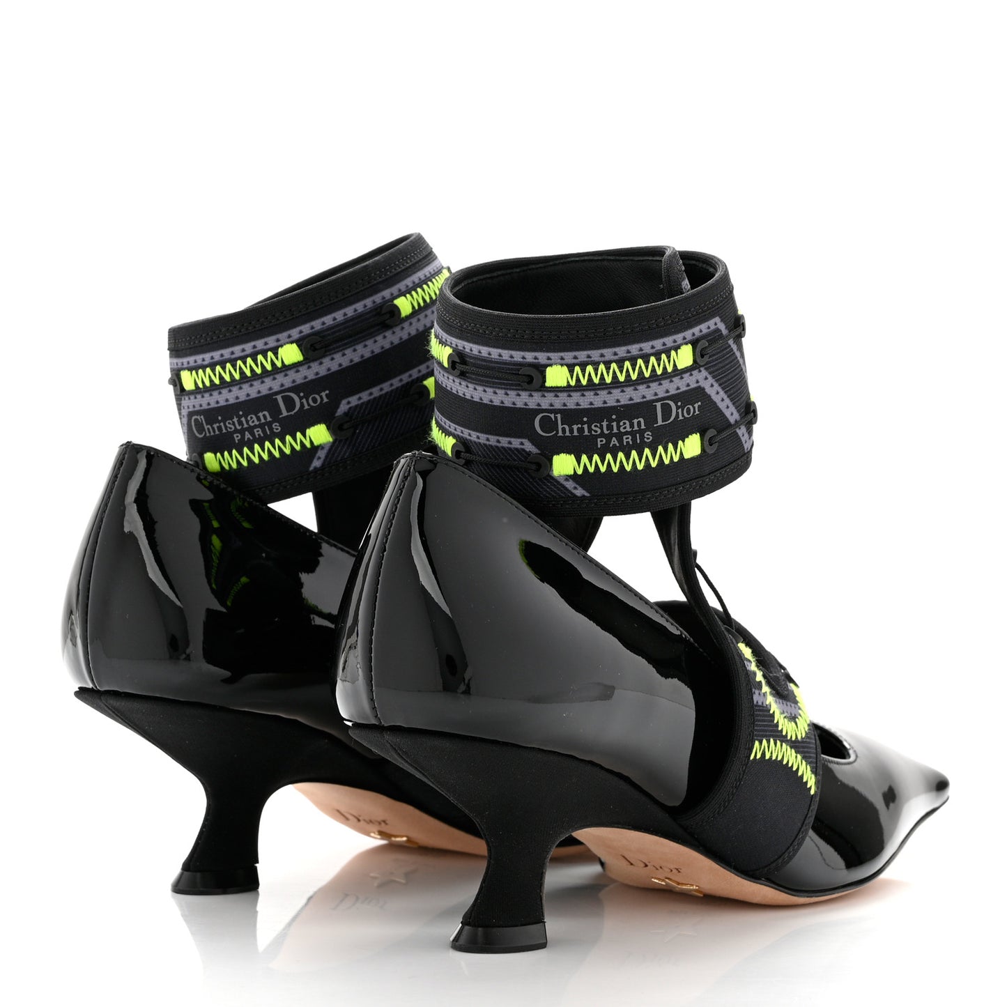 Patent Dior 62-22 Pumps 38.5 Black