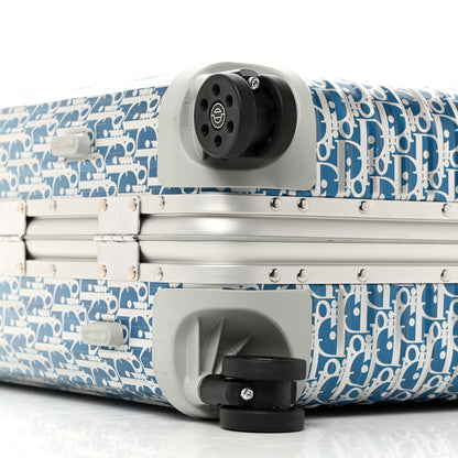Christian Dior X RIMOWA Aluminum Gradient Cabin Luggage Blue Multi 9 of 16
