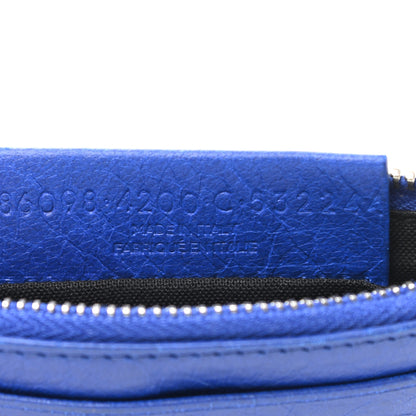 Balenciaga Agneau Arena Classic Hardware Tokyo Wallet Bleu Cobalt 7 of 7