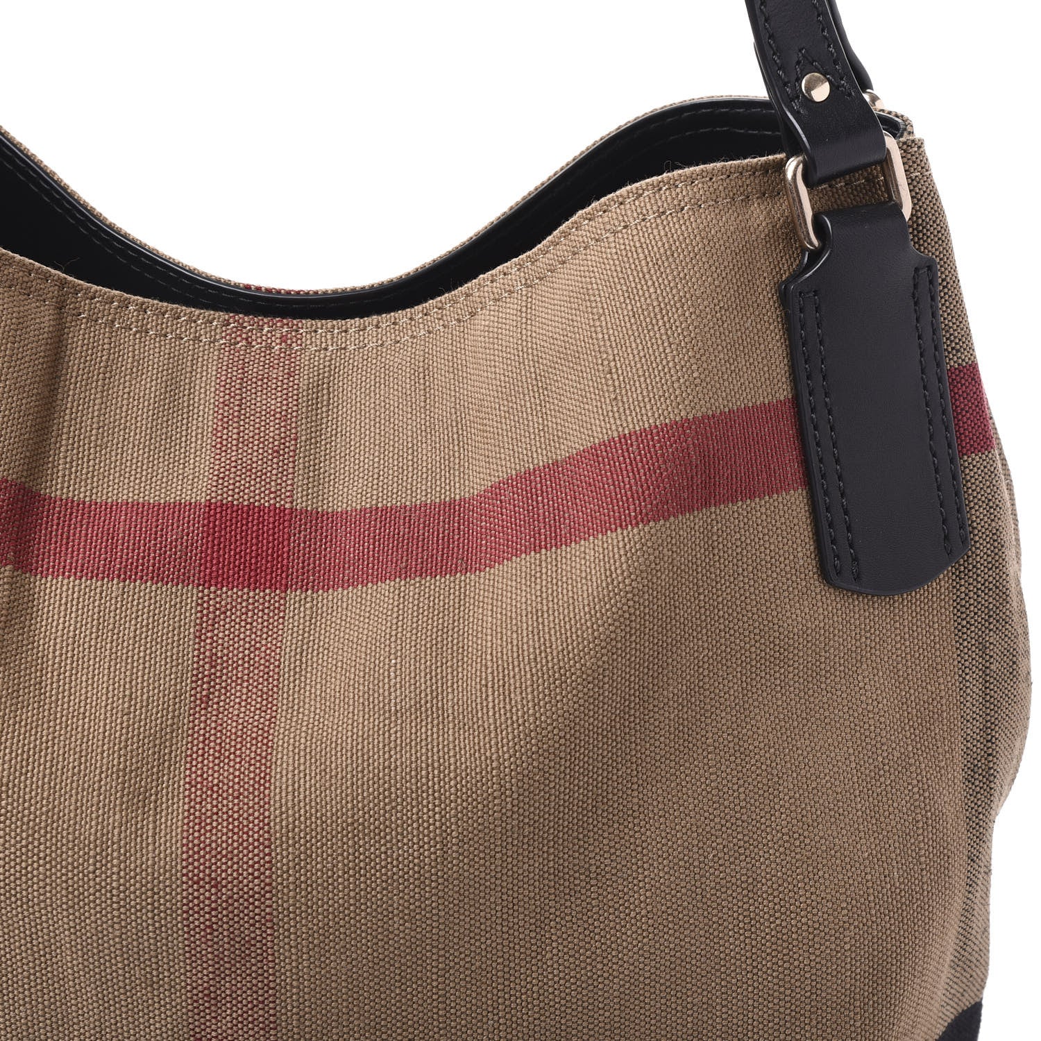 Burberry Canvas Mega Check Medium Maidstone Black 12 of 12