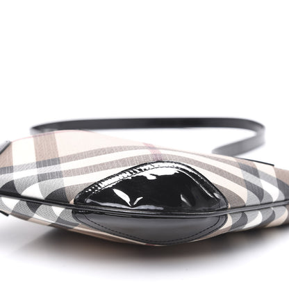 Burberry Supernova Check Small Dryden Crossbody Bag Black 9 of 10