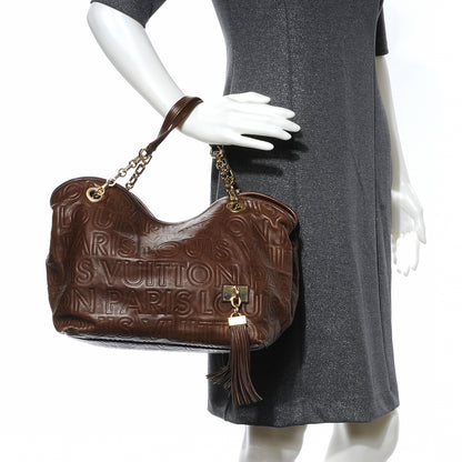 Louis Vuitton Monogram Paris Souple Whisper PM Chocolate 2 of 7