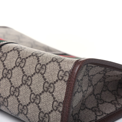 Gucci GG Supreme Monogram Web Toiletry Case Brown 12 of 12