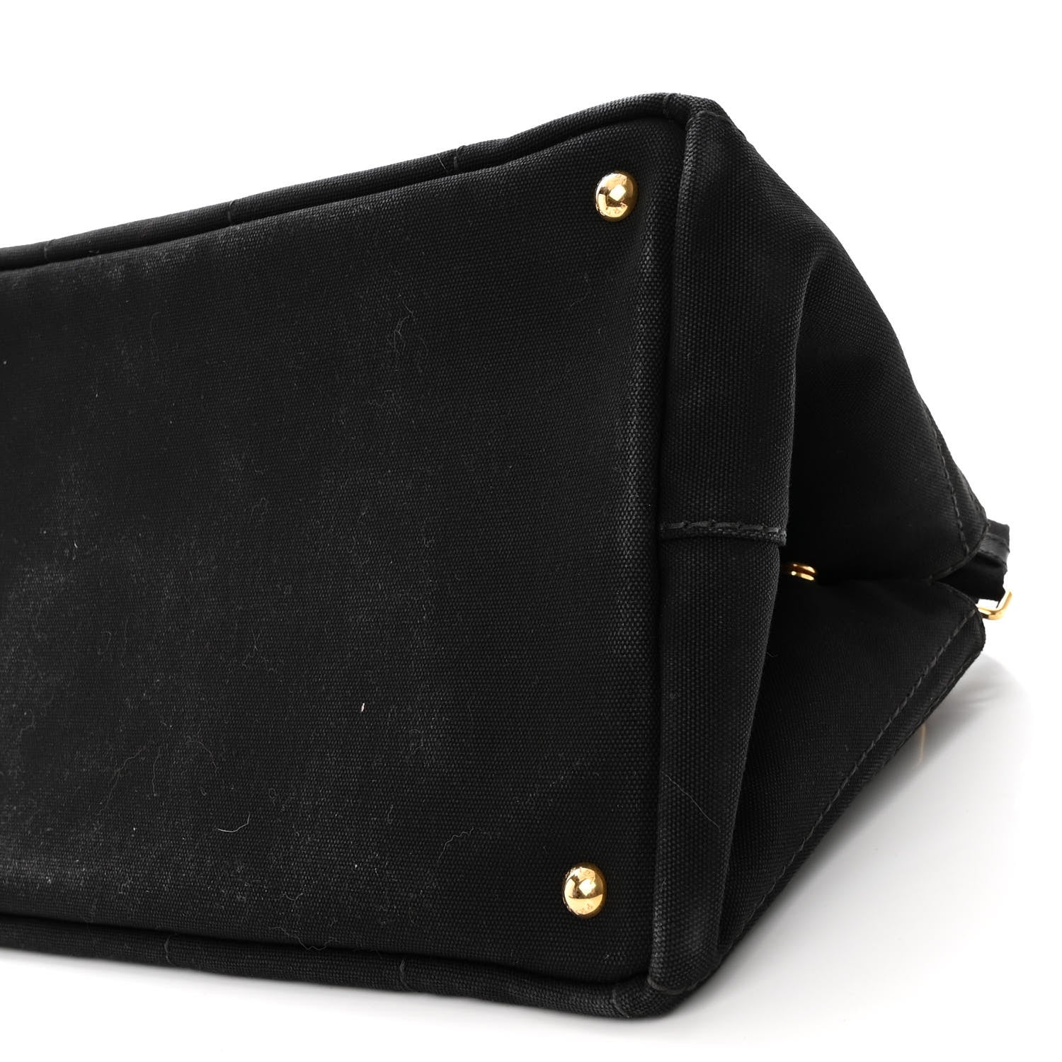 Prada Canapa Small Logo Tote Black 9 of 10