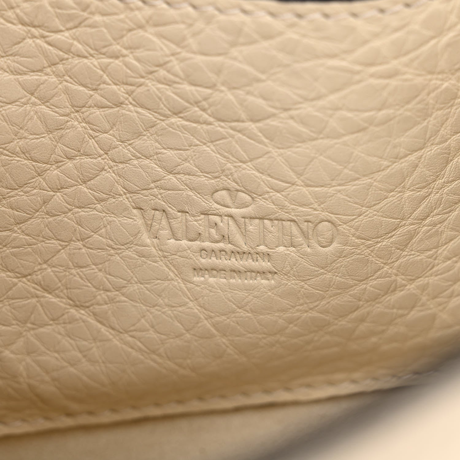 Valentino Garavani Pebbled Calfskin Embroidered Medium Rockstud Flip Lock Crossbody Bag Ivory 6 of 12