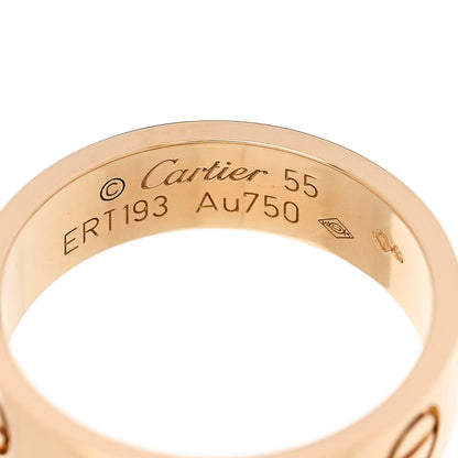 Cartier 18K Yellow Gold 5.5mm LOVE Ring 55 7.25 4 of 4
