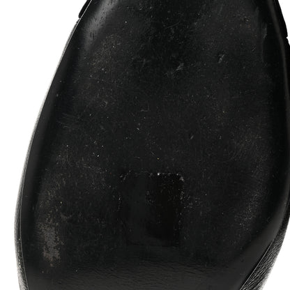 Chanel Goatskin Velvet Cap Toe CC Bow Cut Out Ankle Boots 41 Black 10 of 10