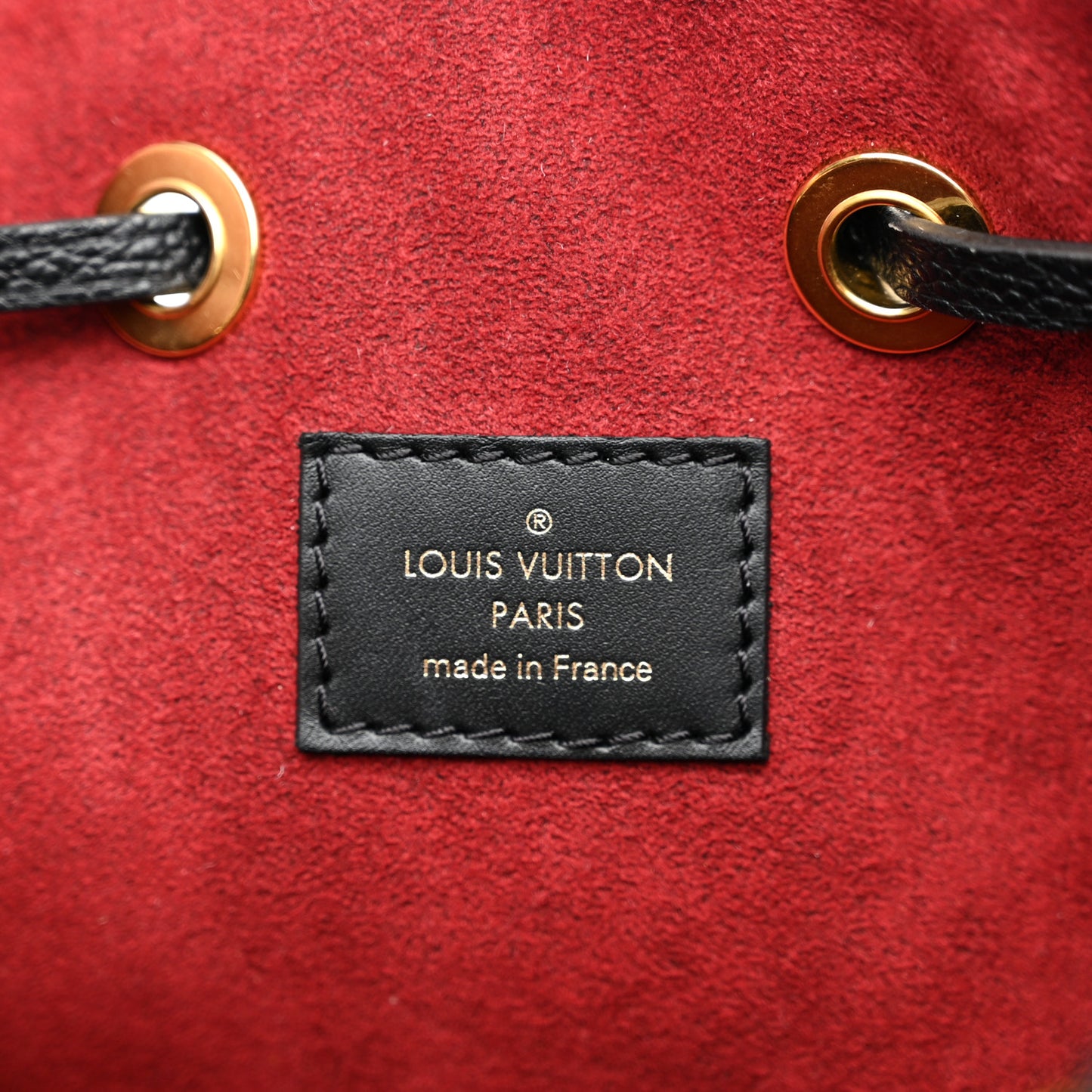 LOUIS VUITTON Empreinte Monogram Giant Neonoe MM Black Beige