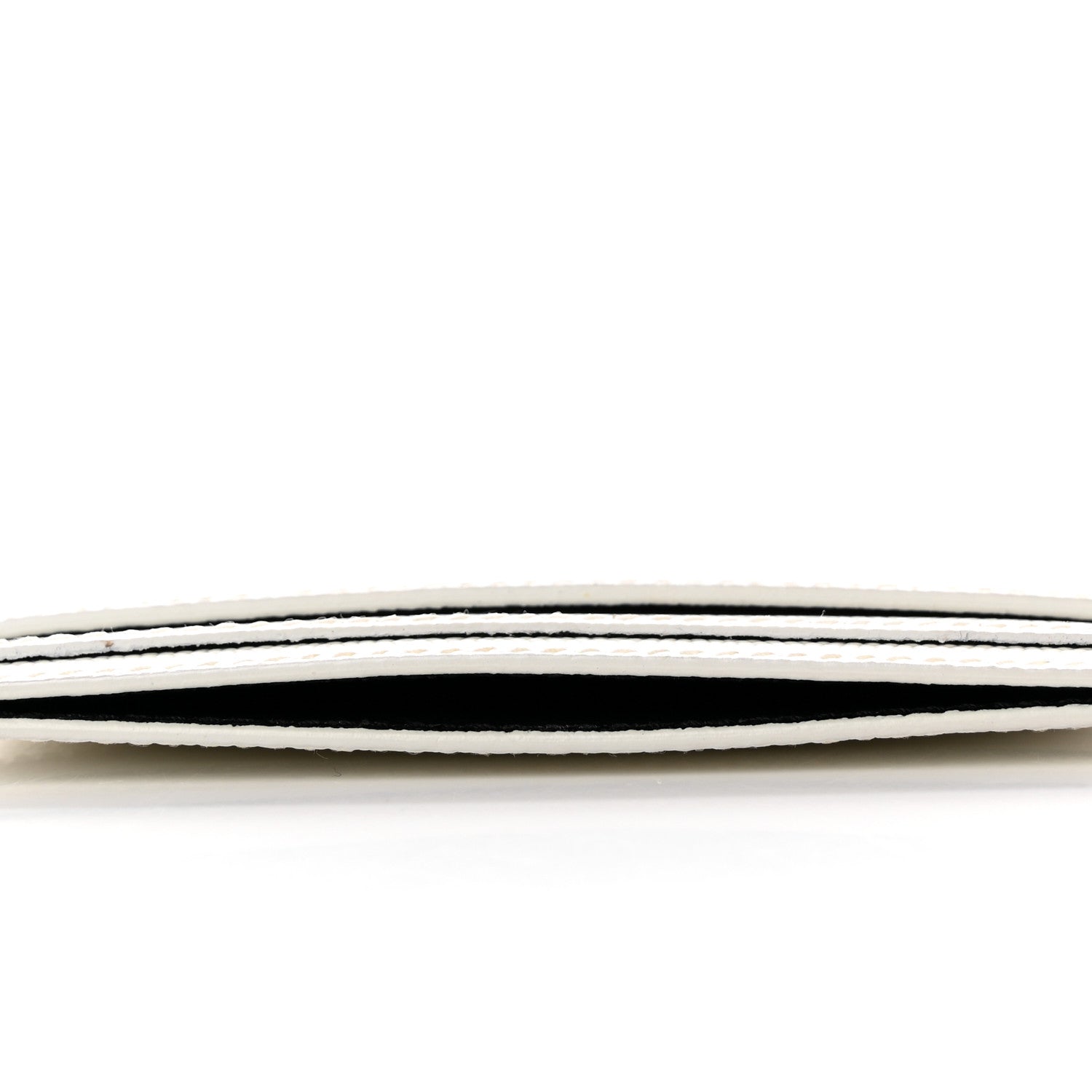 Saint Laurent Grain De Poudre Credit Card Case Icy White 10 of 11