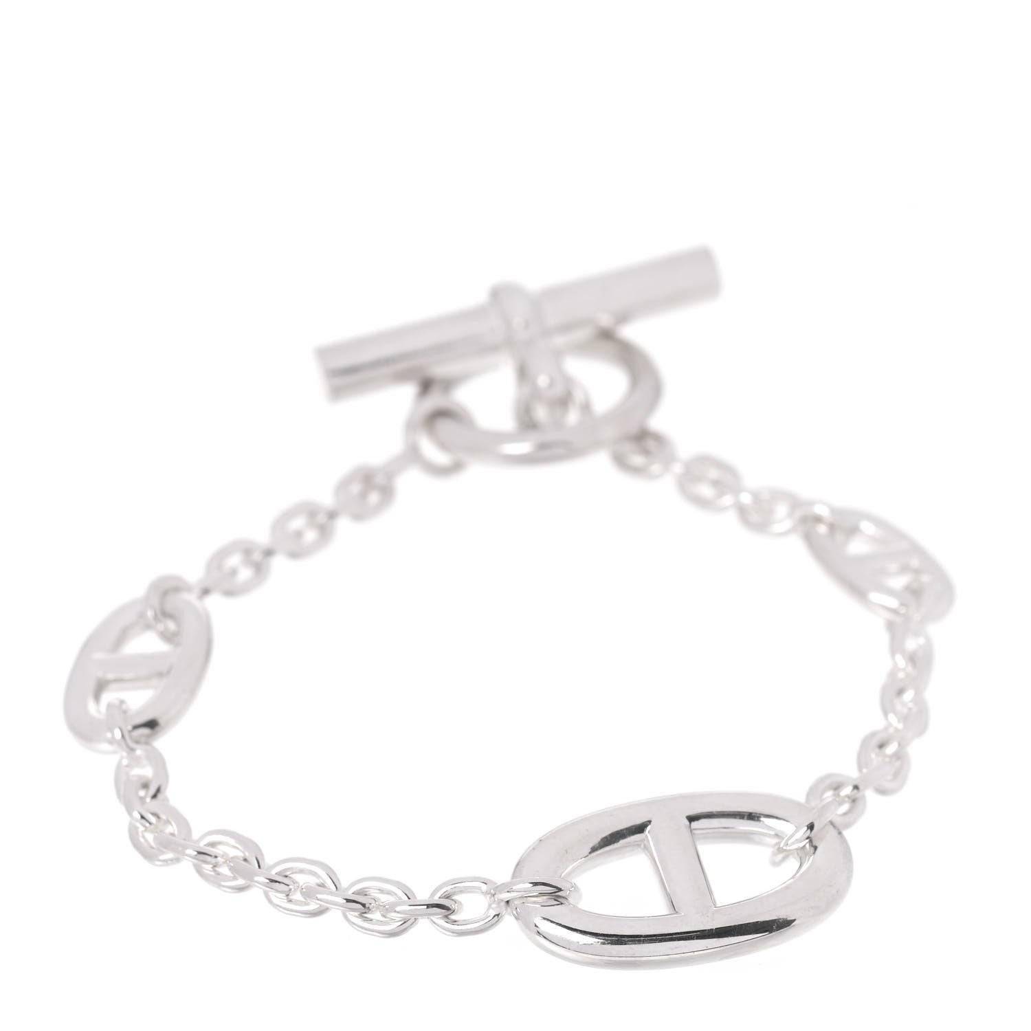 Hermes Sterling Silver Farandole Bracelet SH 1 of 5