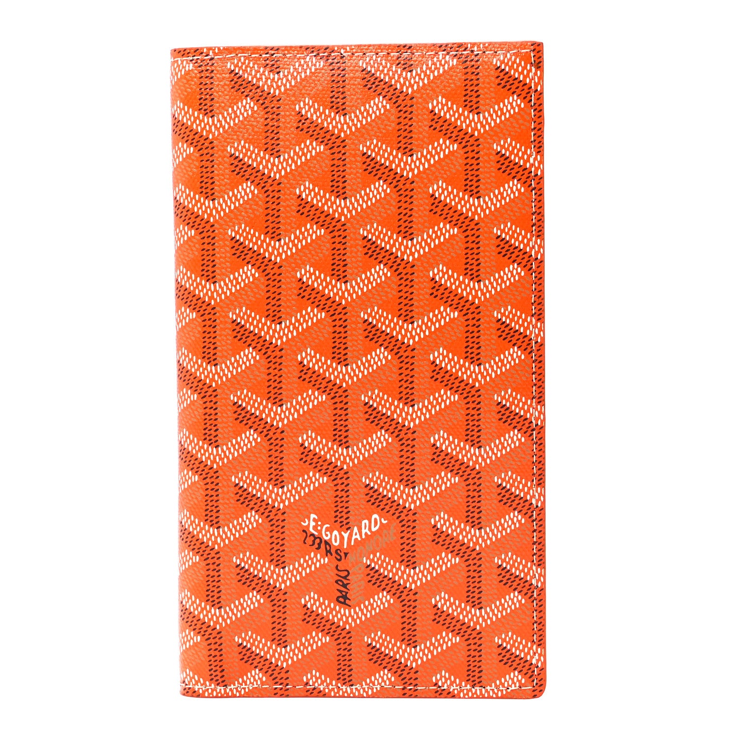 Goyard Goyardine Long Bi-Fold Wallet Orange 1 of 12