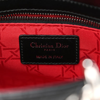 Christian Dior Lambskin Cannage Small Lucky Badges My Lady Dior Black 5 of 9