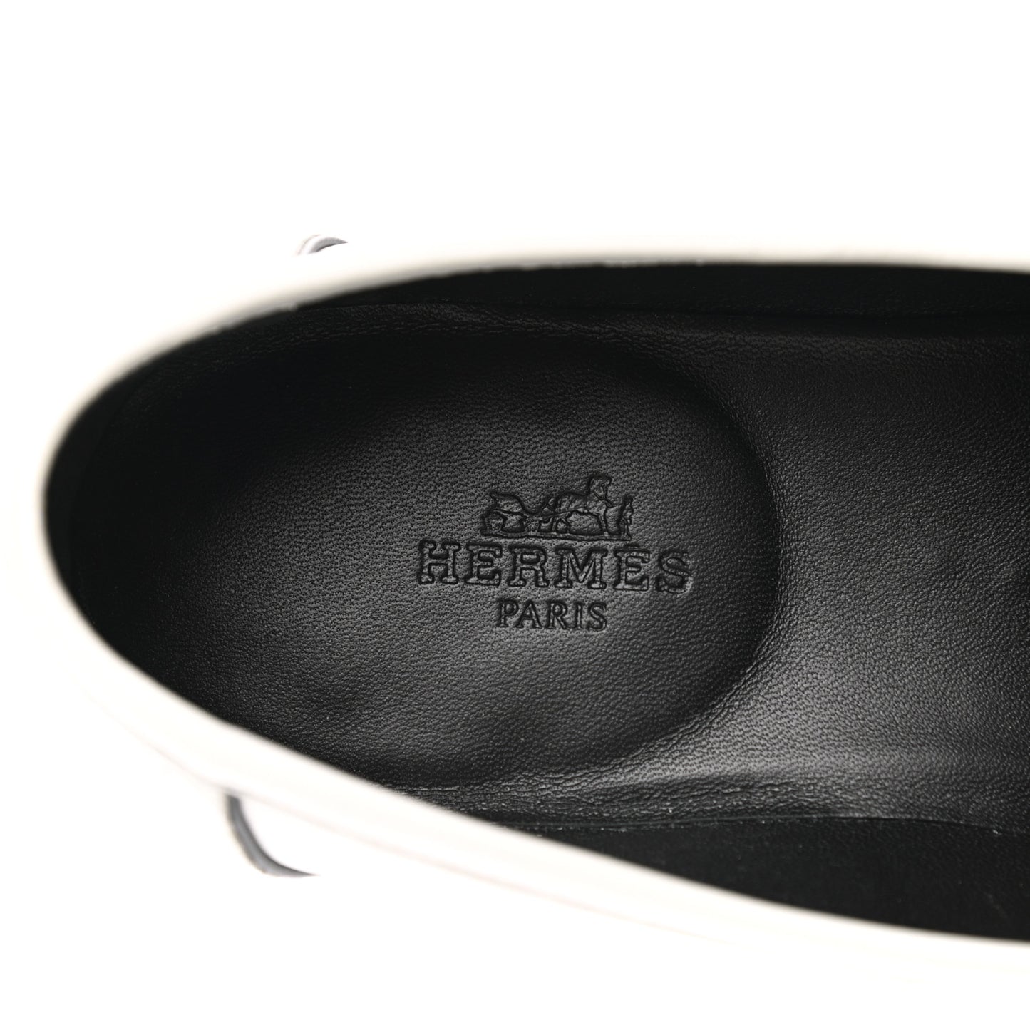 Calfskin Womens Paris Loafers 37 White