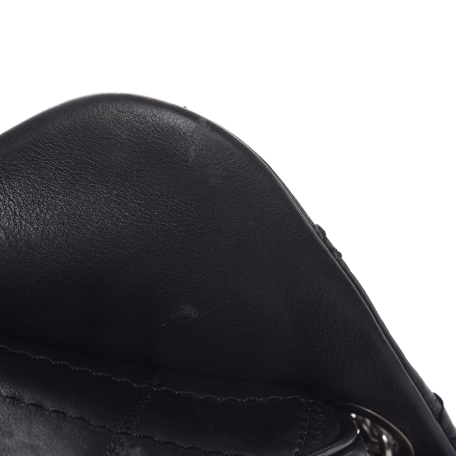 Chanel Calfskin Quilted Jumbo Coco Sporran Flap Black 13 of 13
