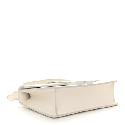 Christian Dior Ultra Matte Grained Calfskin 30 Montaigne Flap Bag White 4 of 10