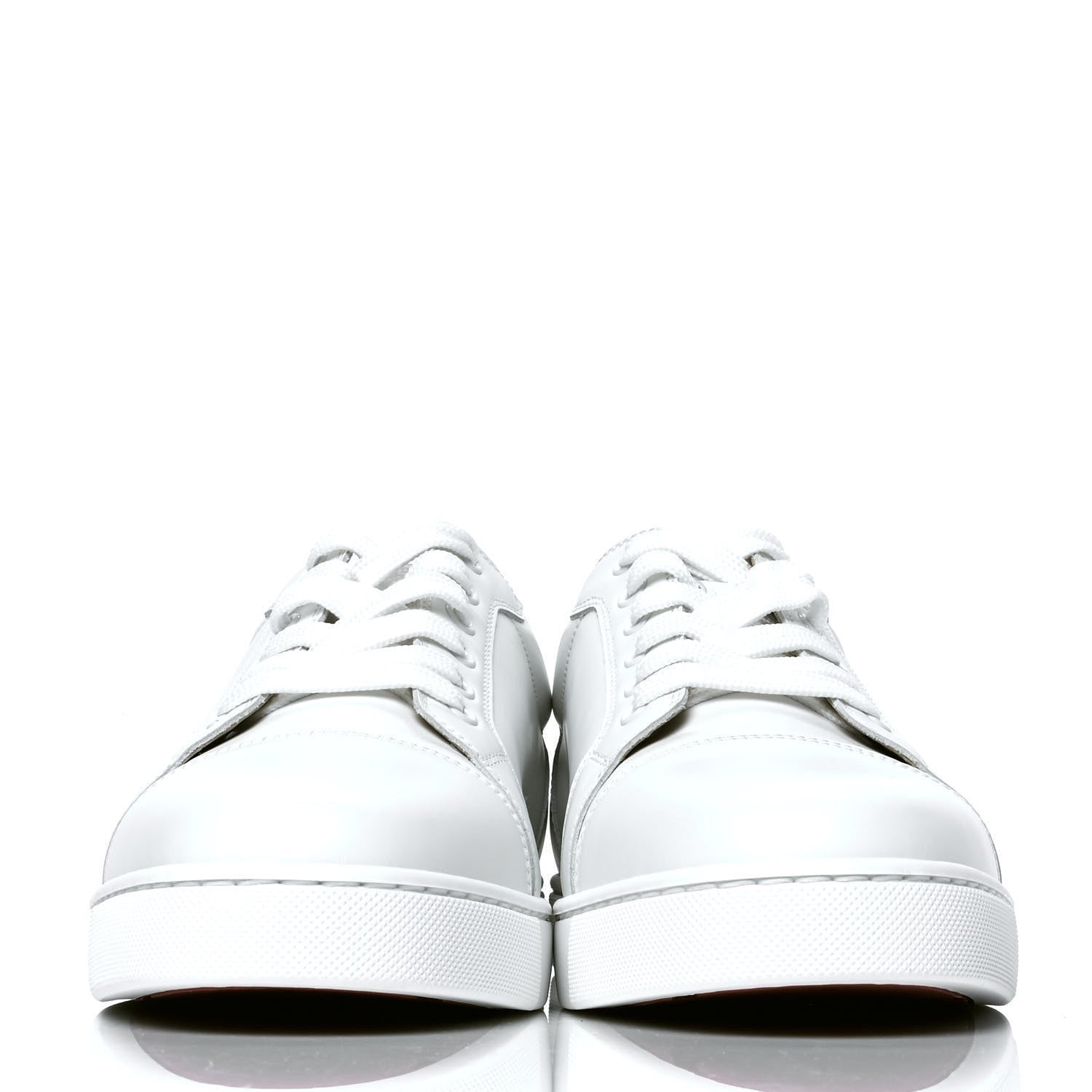 Christian Louboutin Calfskin Vieira Flat Sneakers 41 White 2 of 5