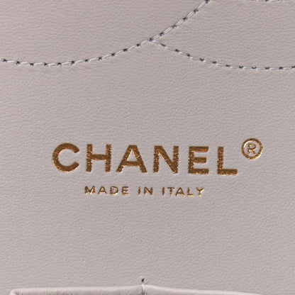 Chanel Caviar Quilted Jumbo Double Flap Light Grey 6 of 12