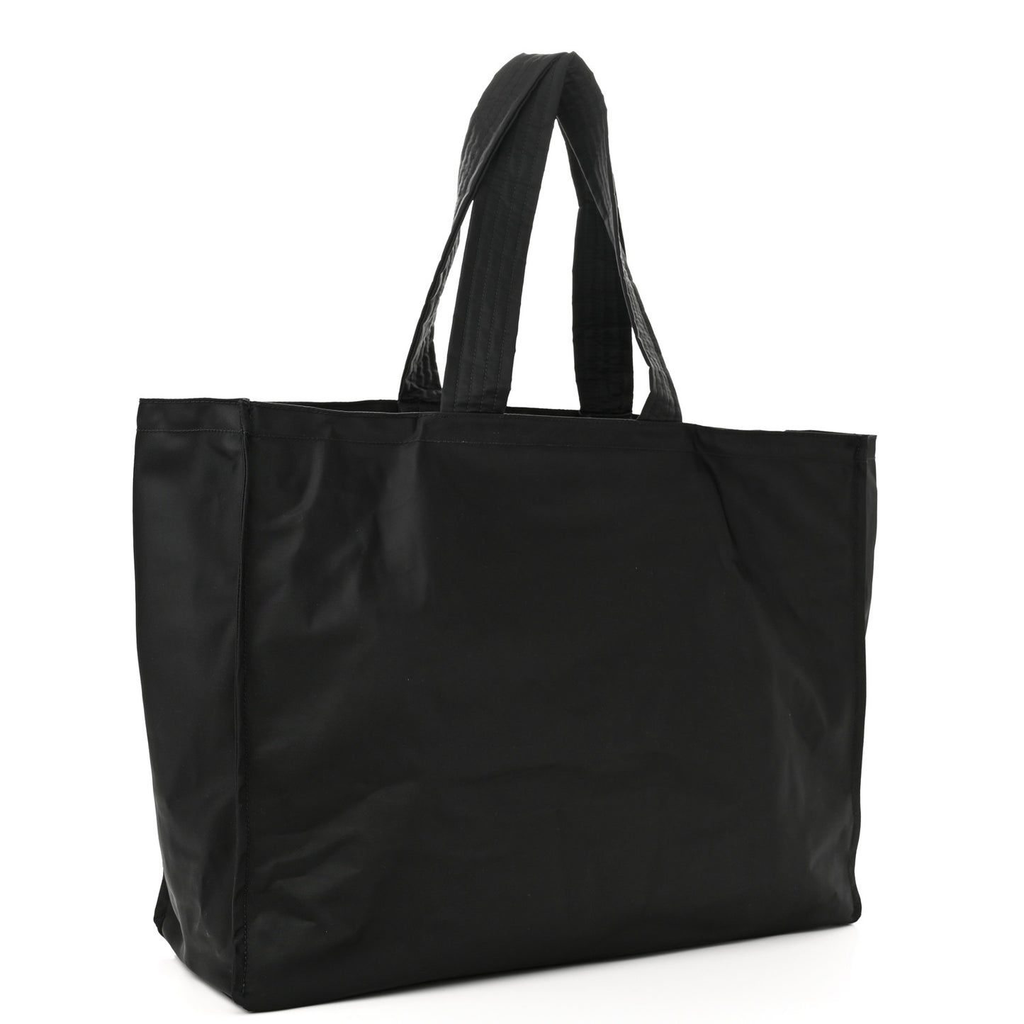 Nylon Trench Tote Black