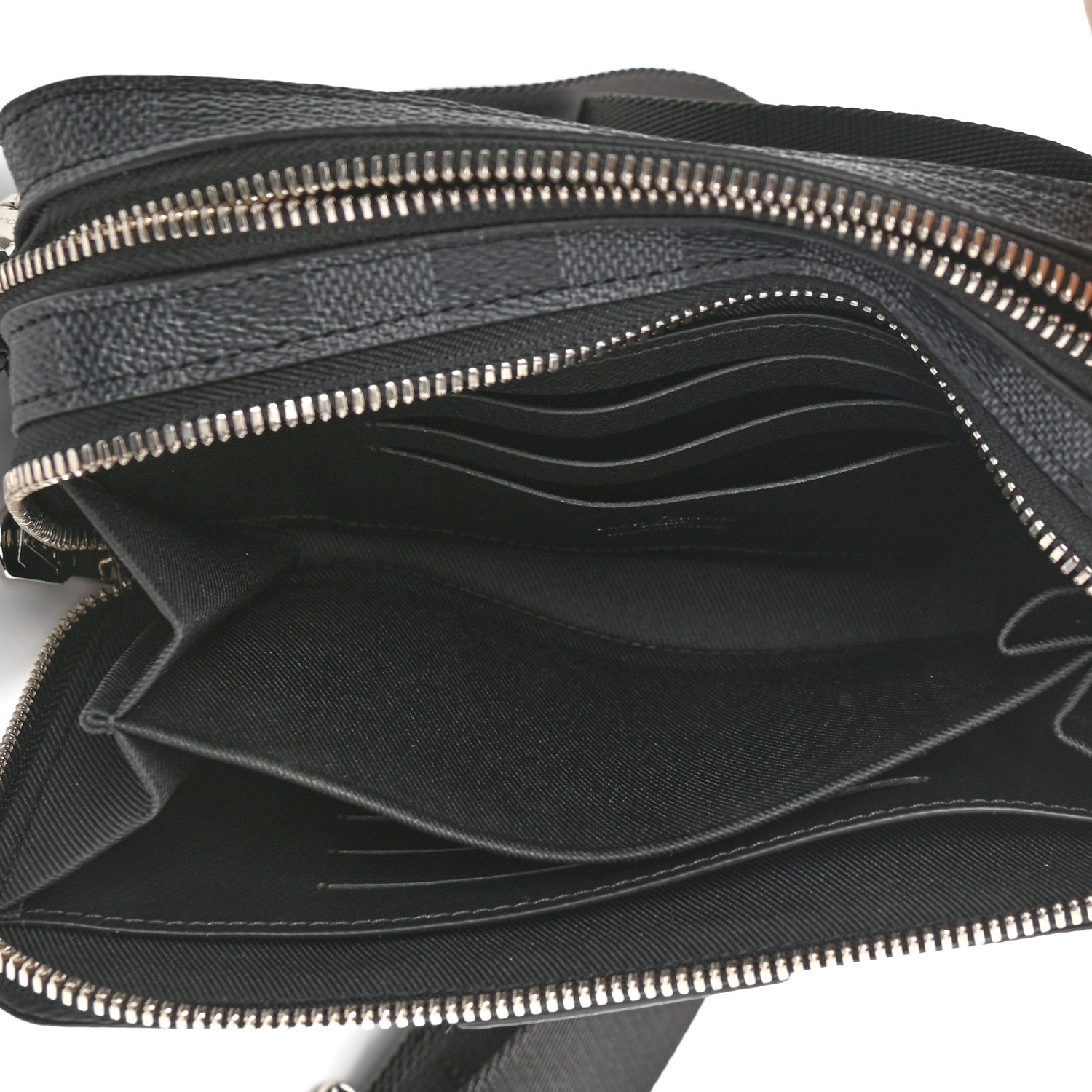 Louis Vuitton Damier Graphite Alpha Wearable Wallet 5 of 8