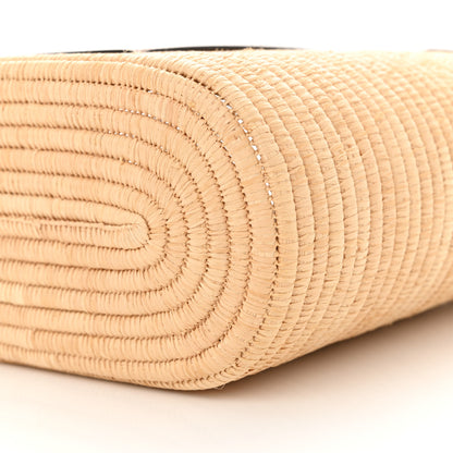 Loewe Raffia Small Square Basket Tote Bag Natural Tan 10 of 10