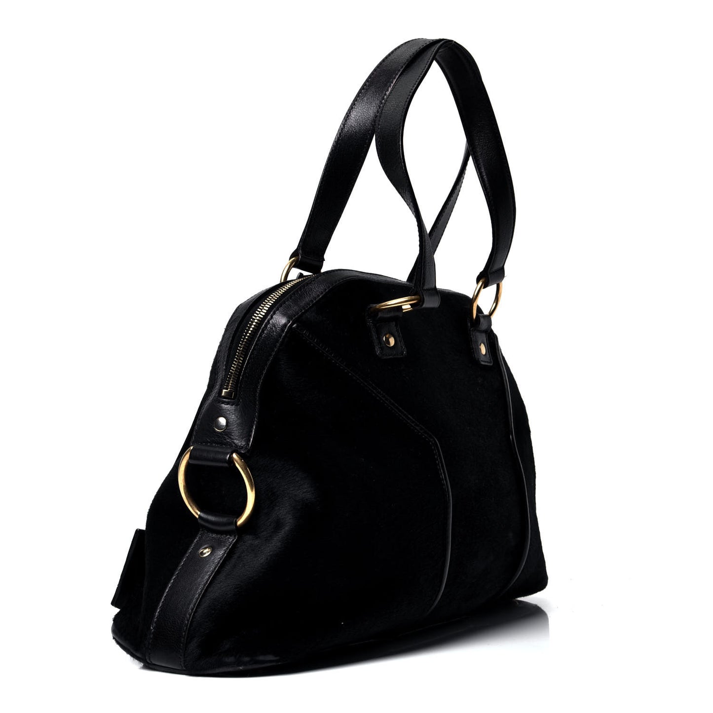 Calf Hair Large Muse Black