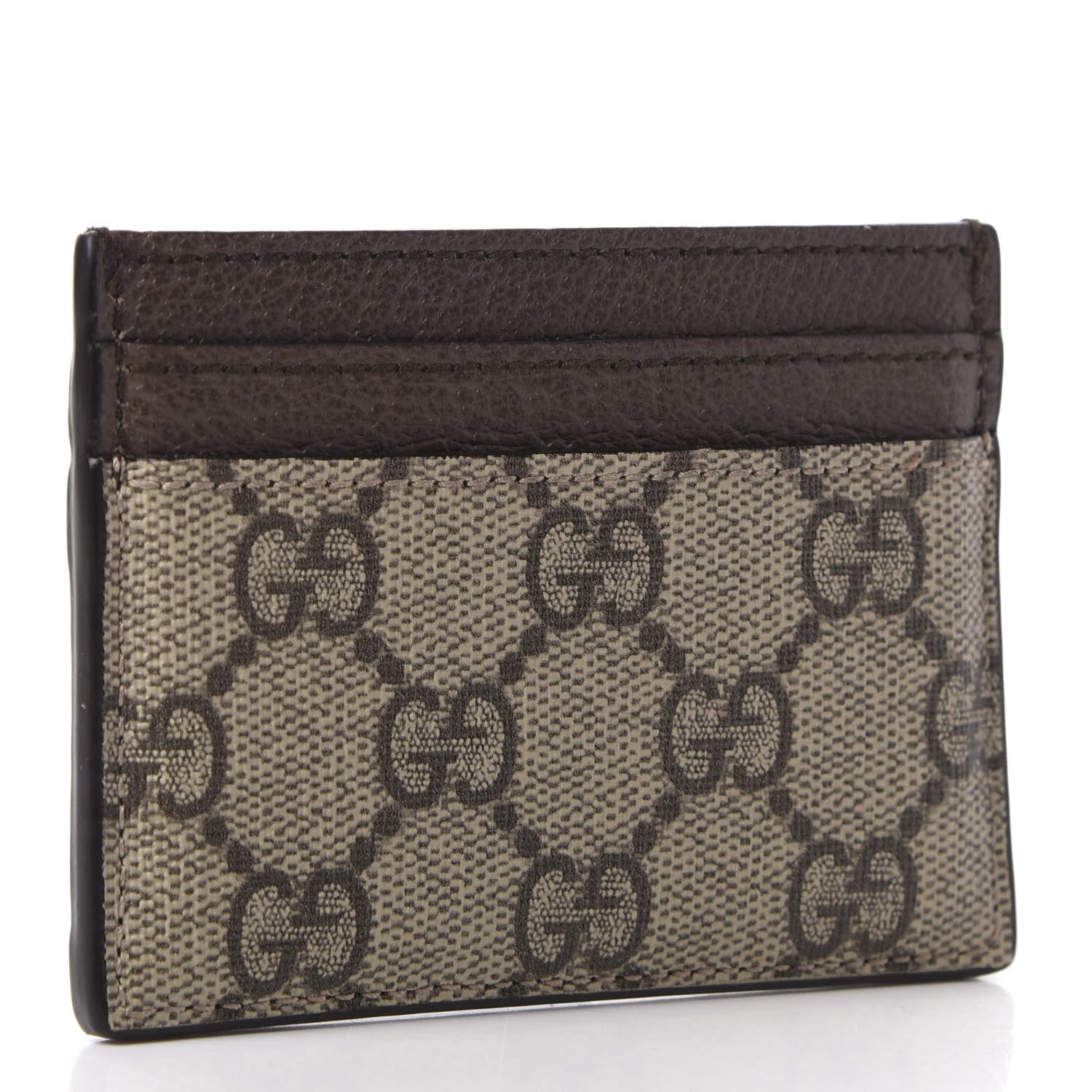 Gucci GG Supreme Monogram Ophidia Card Holder Brown 3 of 7