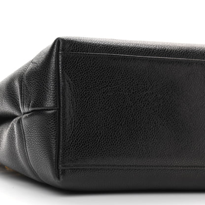 Chanel Caviar CC Shoulder Bag Black 9 of 10