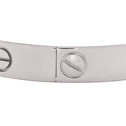 Cartier 18K White Gold LOVE Bracelet 16 4 of 8