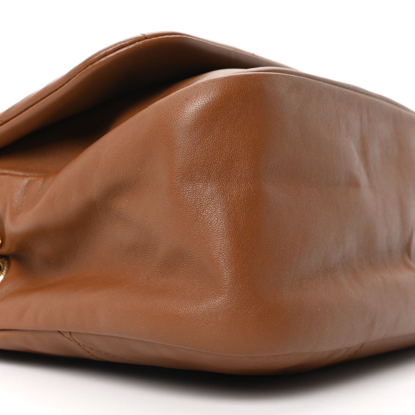 Lambskin Matelasse Monogram Small Jamie 4.3 Light Fox