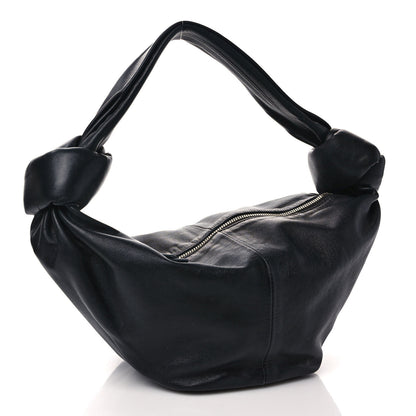 Bottega Veneta Nappa Mini Double Knot Bag Black 3 of 9