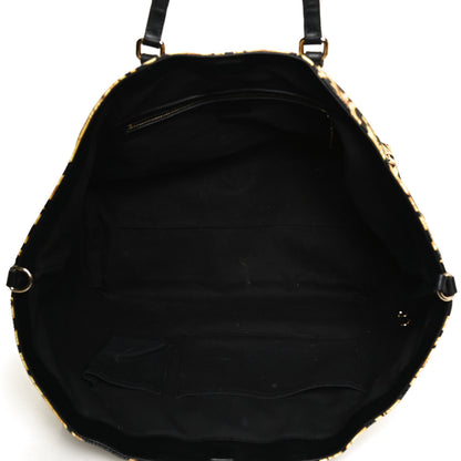 Versace Grained Calfskin Baroque Print Medusa Tote Black 5 of 13